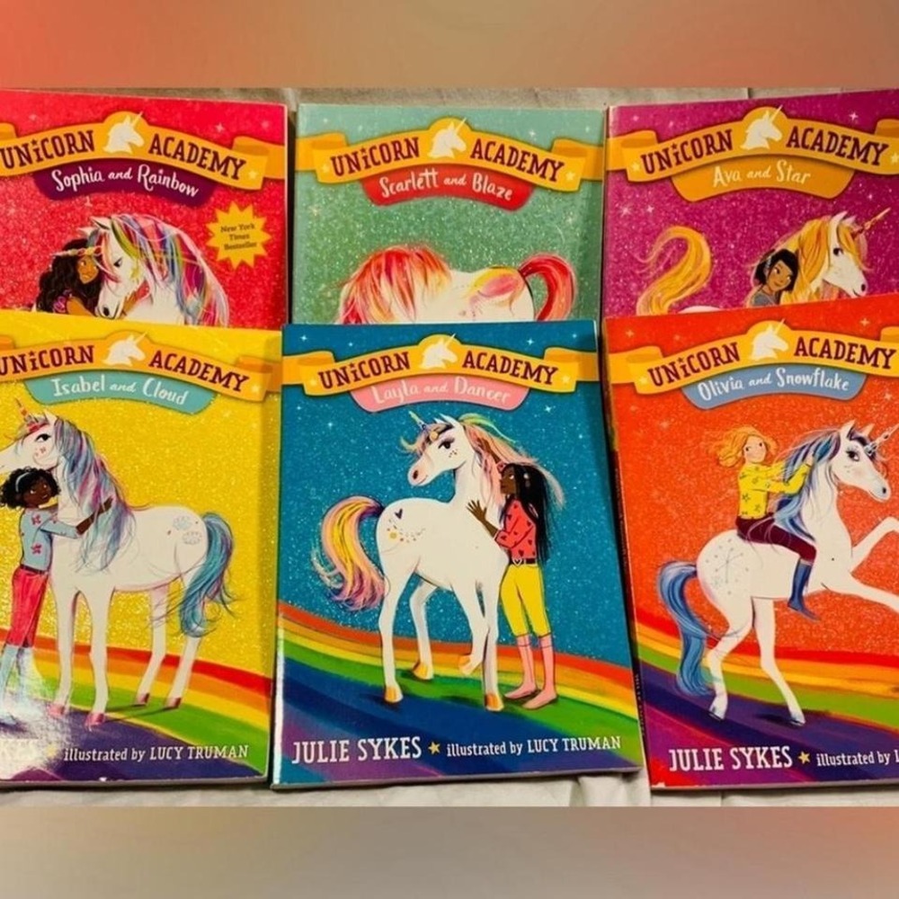 Unicorn Academy Chapter Book Bundle 1-6 PB‎ Children Series Gift Idea Bestseller